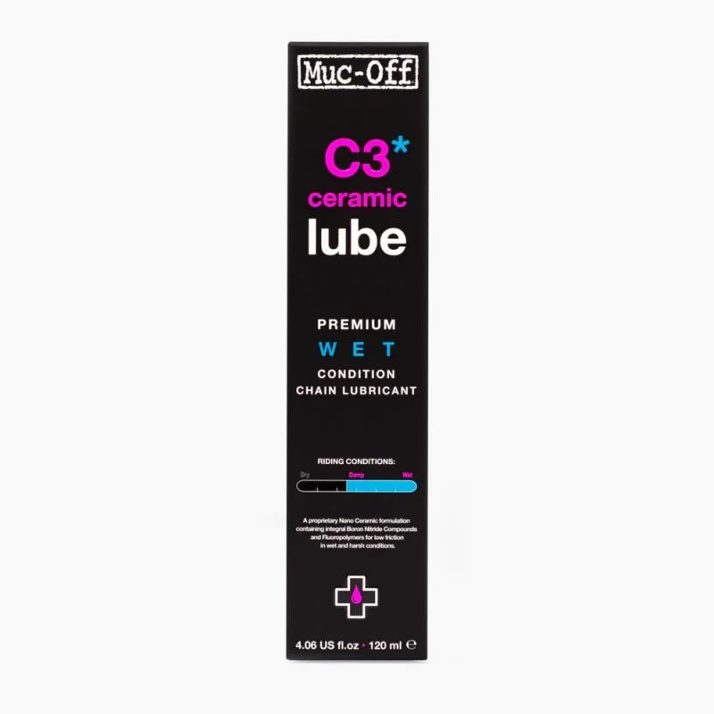 Muc-Off C3 Islak Hava Seramik Zincir Yağı120ml