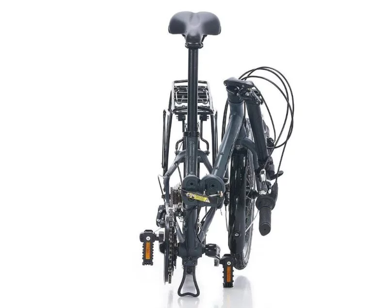 Carraro Flexi 121D 350H Katlanabilir Bisiklet Mat Navy-Mavi-Siyah-Kahverengi - Görsel 2
