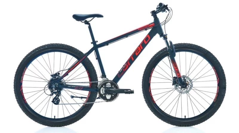 Carraro Force 750 432H 24V Mat Siyah Kırmızı Gümüş Dağ Bisikleti