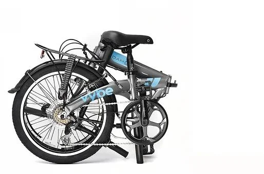 Dahon Vybe D7 Katlanabilir Bisiklet Gri-Mavi - Görsel 2