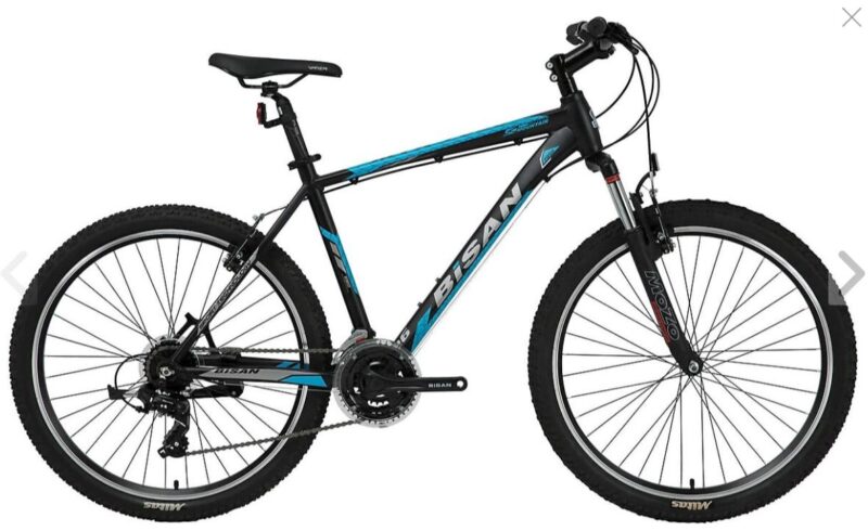 Bisan MTX 7050 27.5 V Fren 43 Cm Siyah Mavi Mtb Dağ Bisikleti