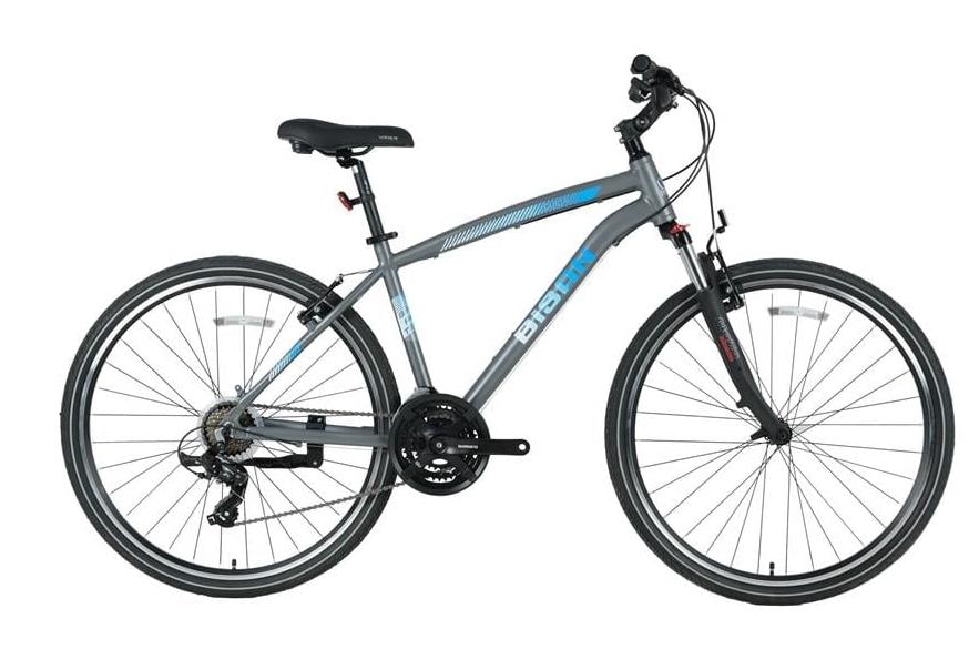 Bisan Guida Amt 28 Jant 52 CM Gri Mavi Şehir Bisikleti