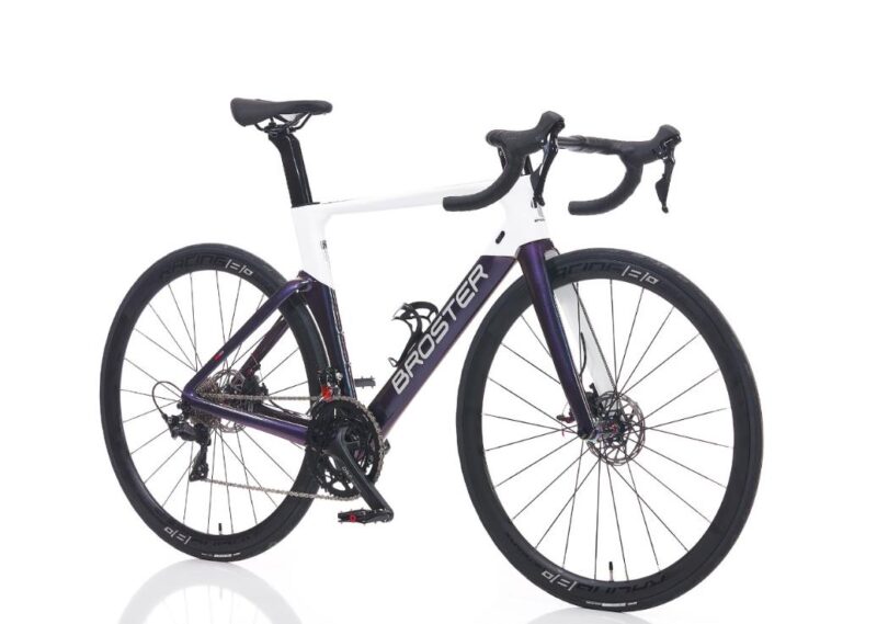 Broster Aero CR-4000 105 set Full Karbon 54 cm Yol Yarış Bisikleti Parlak Gri