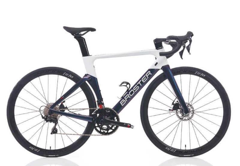 Broster Aero CR-4000 105 set Full Karbon 54 cm Yol Yarış Bisikleti Parlak Gri - Görsel 2