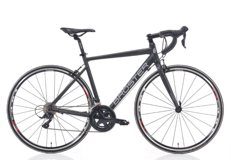 Broster Speeday 2.0 Sora Setli 52Cm Mat Siyah Gri Yol Yarış Bisikleti
